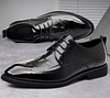 Business leather shoes Korean pointed English style men's formal wear