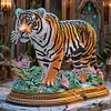 Tiger - speziell geformte Diamantmalerei - 30 * 30cm