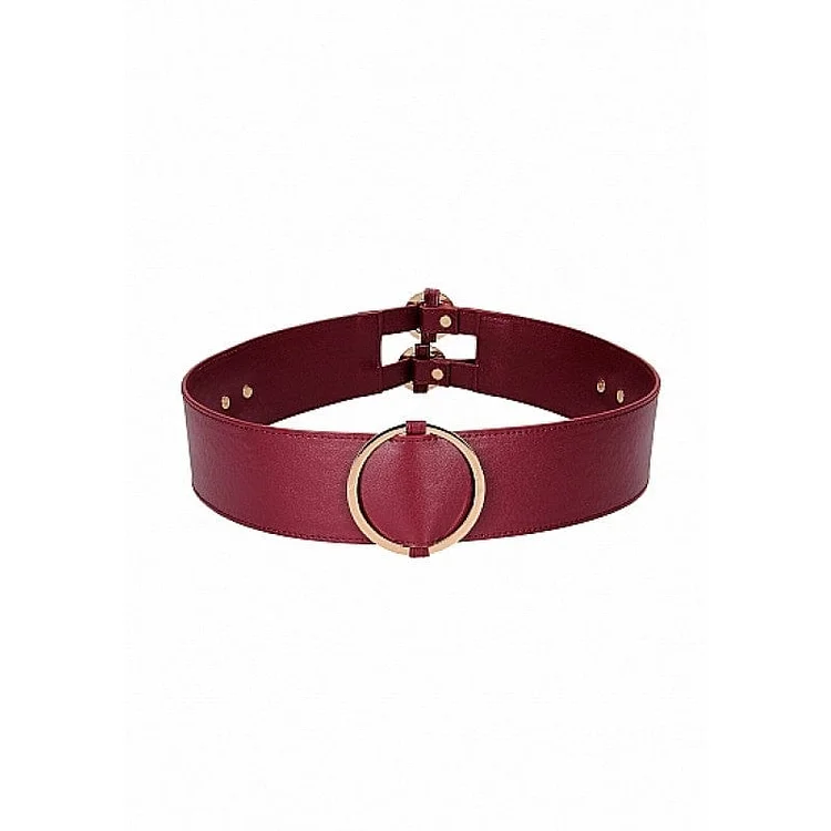 Pornhint Ouch Halo Waist Belt L/xl Burgundy