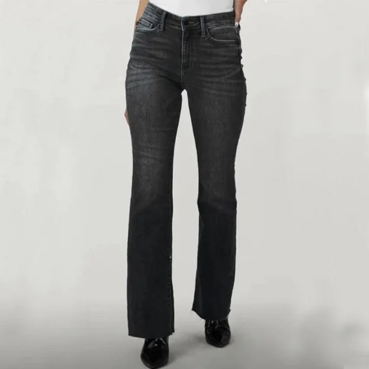 Best Gift For Her - Women's Vintage Mid-Waist Flared Jeans