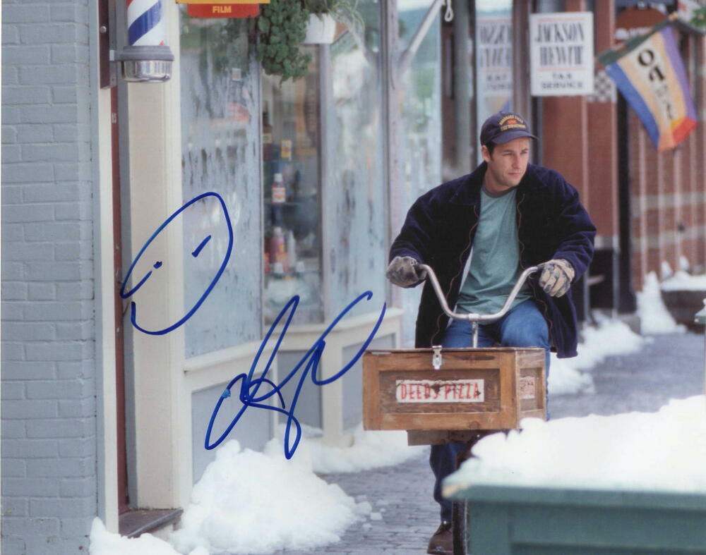 ADAM SANDLER SIGNED AUTOGRAPH 8X10 Photo Poster painting - THE WATERBOY BIG DADDY, HAPPY GILMORE