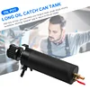 2-port Baffled Oil Catch Can Billet Aluminum Car Oil Reservoir Tank for Auto Car