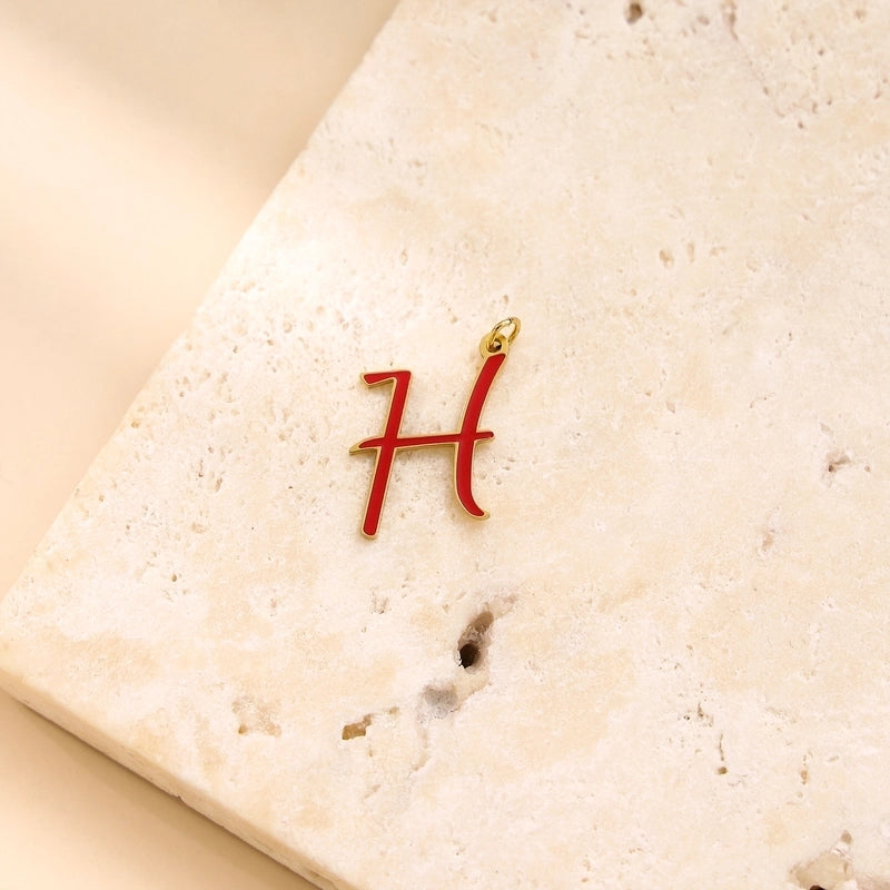 1 Piece 304 Stainless Steel Letter Jewelry Accessories Pendant