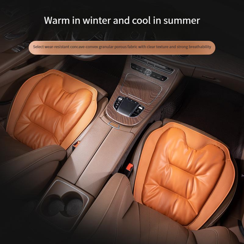 2025 new style car seat cushion anti-fouling leather high-grade skin-friendly seat cushion