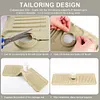2Pcs Silicone Sink Splash Guard Quick Dry Water Catcher Mat for Sink (Grey)