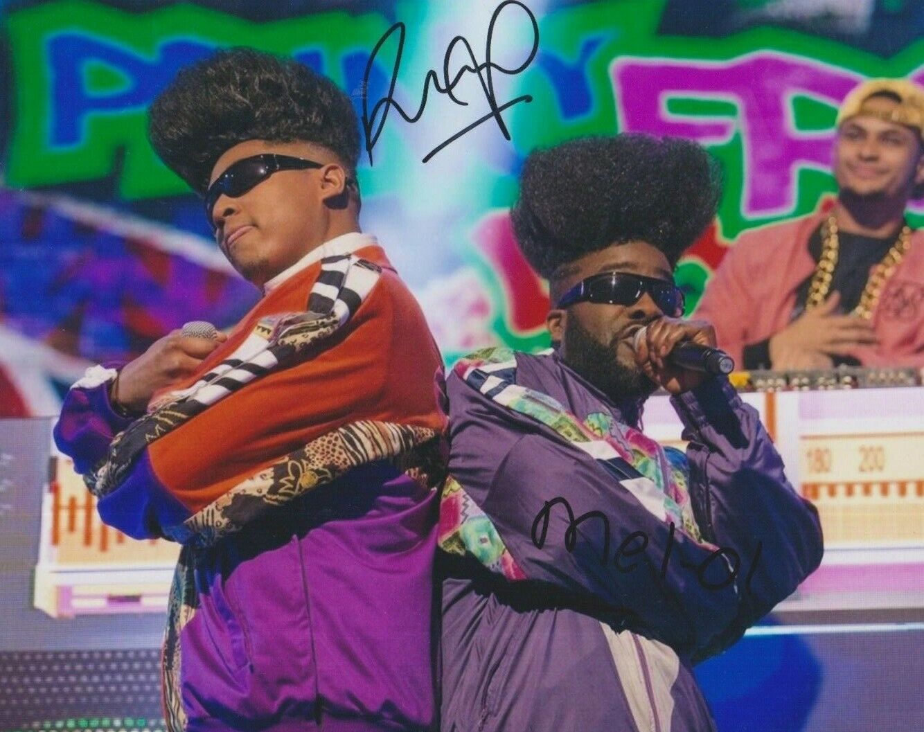 Ricke And Melvin **HAND SIGNED** 8x10 Photo Poster painting ~ AUTOGRAPHED