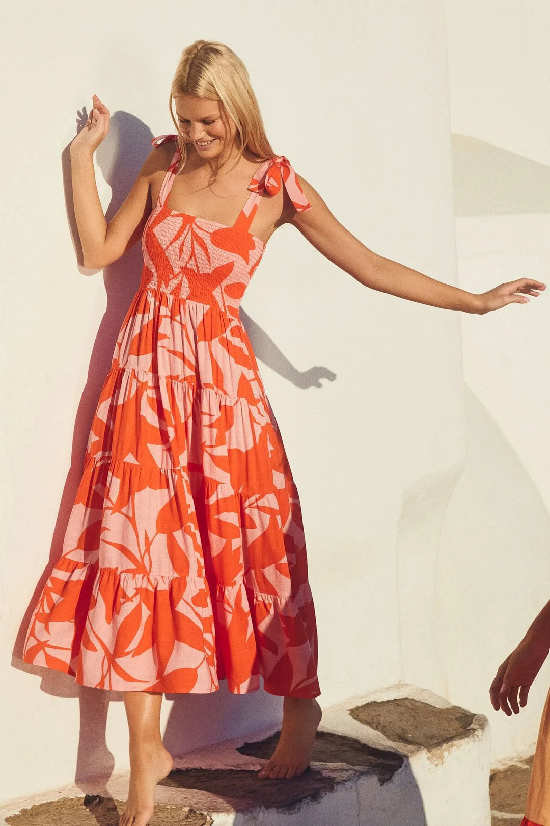 Uveng Uveng 2025 Women's Commuting Sleeveless Hot Girl Prints Long Sling Dress