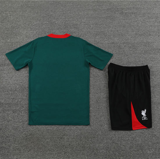 24/25 Liverpool Training Kit Green Football shirt Thai Quality