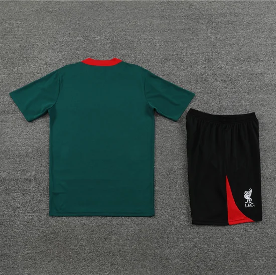 24/25 Liverpool Training Kit Green Football shirt Thai Quality