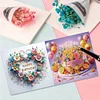 6PCS DIY Diamond Art Greeting Cards Birthday Theme Congratulations Cards & Gifts