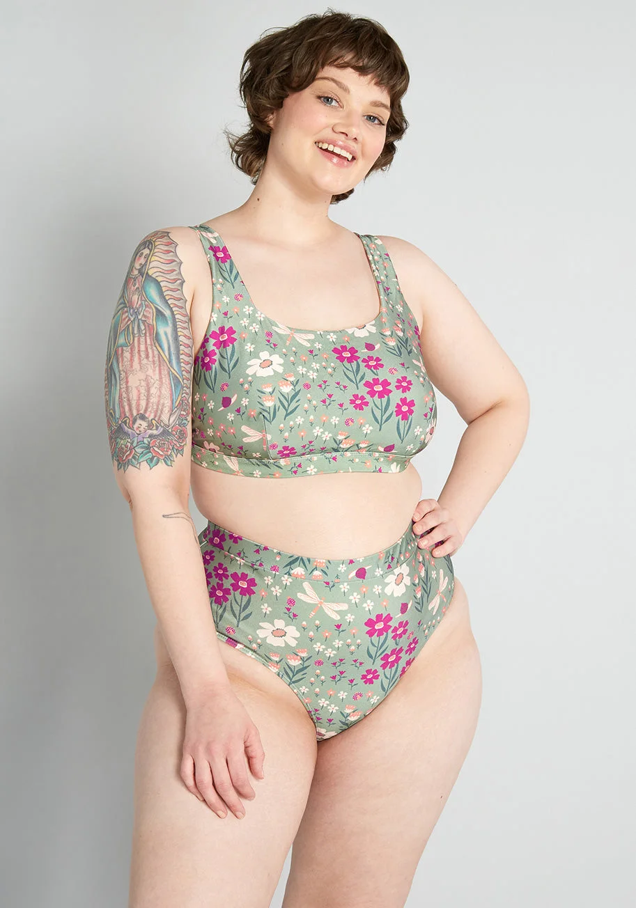 ModCloth x Princess Highway High-Waisted Bikini Bottom