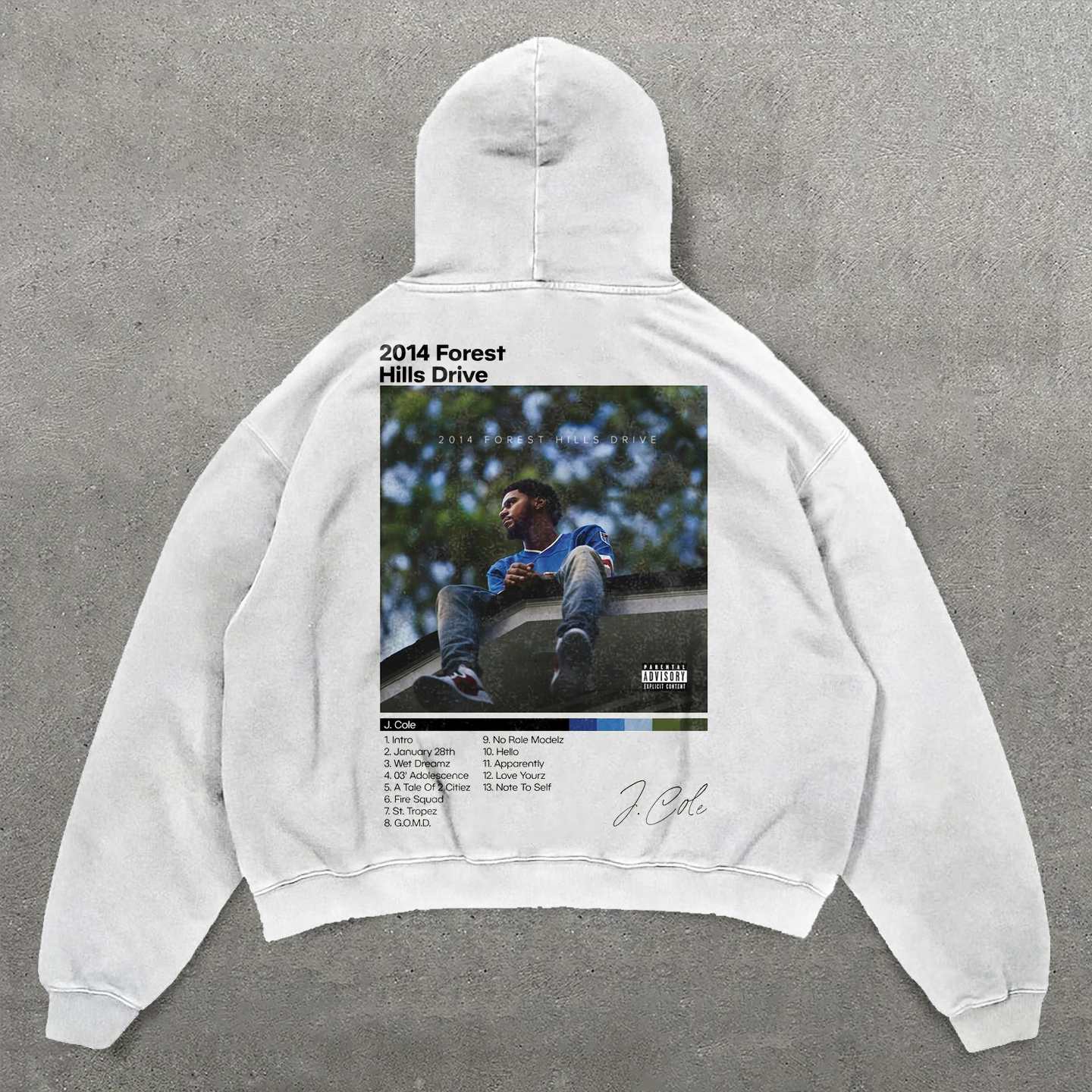 Rapper 2014 Forest Hills Drive Print Long Sleeve Hoodies