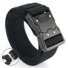 Men'S Outdoor Sports And Casual Nylon Elastic Buckle Automatic Tactical Canvas Belt by Inlyline