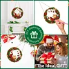 DIY Pearl Diamond Painting Christmas Wreath Hanging Ornament Kit