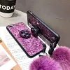 Hair Ball Airbag Bracket Diamond Huawei iPhone Samsung Case