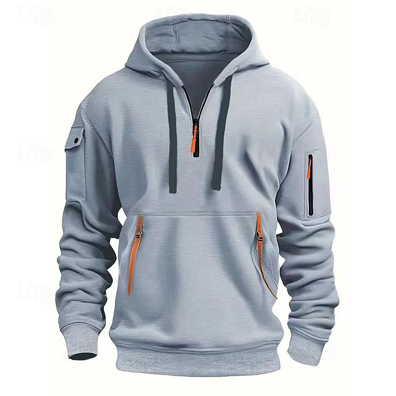 Men's Quarter-Zip Tactical Hoodie