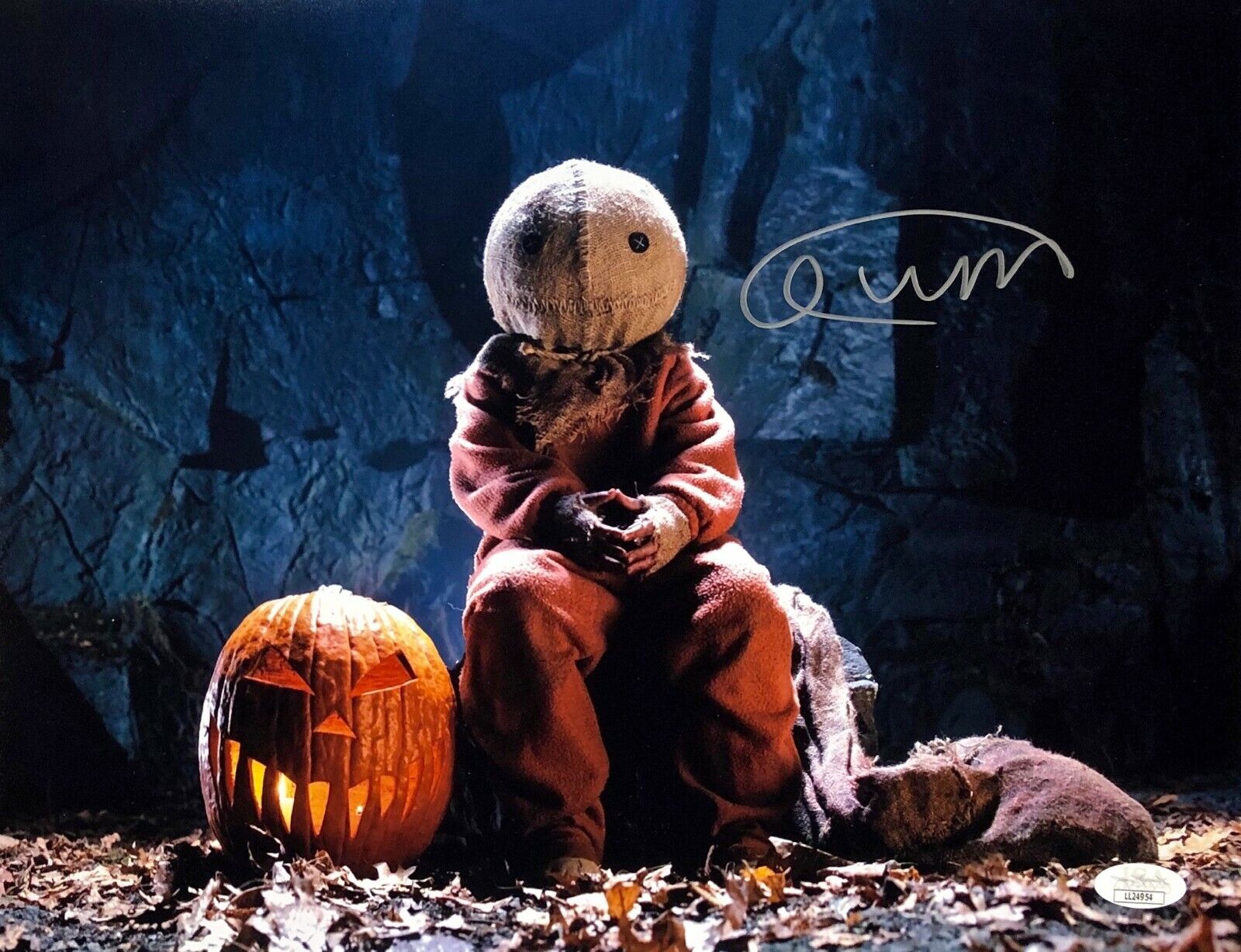 QUINN LORD Autographed Hand SIGNED 11x14 Photo Poster painting Trick r' Treat as SAM JSA CERT