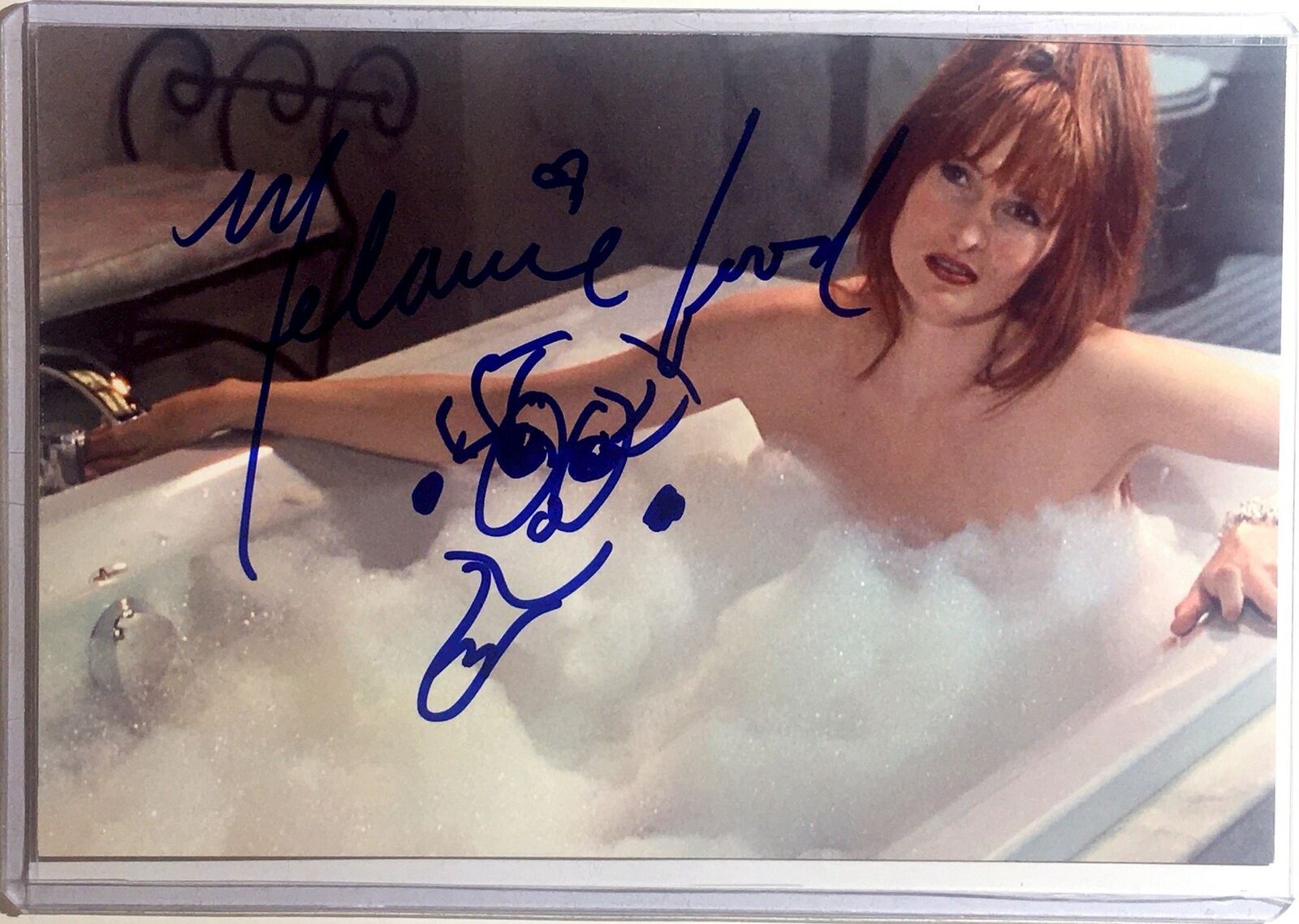 Melanie Good Signed 4x6 Photo Poster painting Actress Private Parts Suddenly Susan Autograph