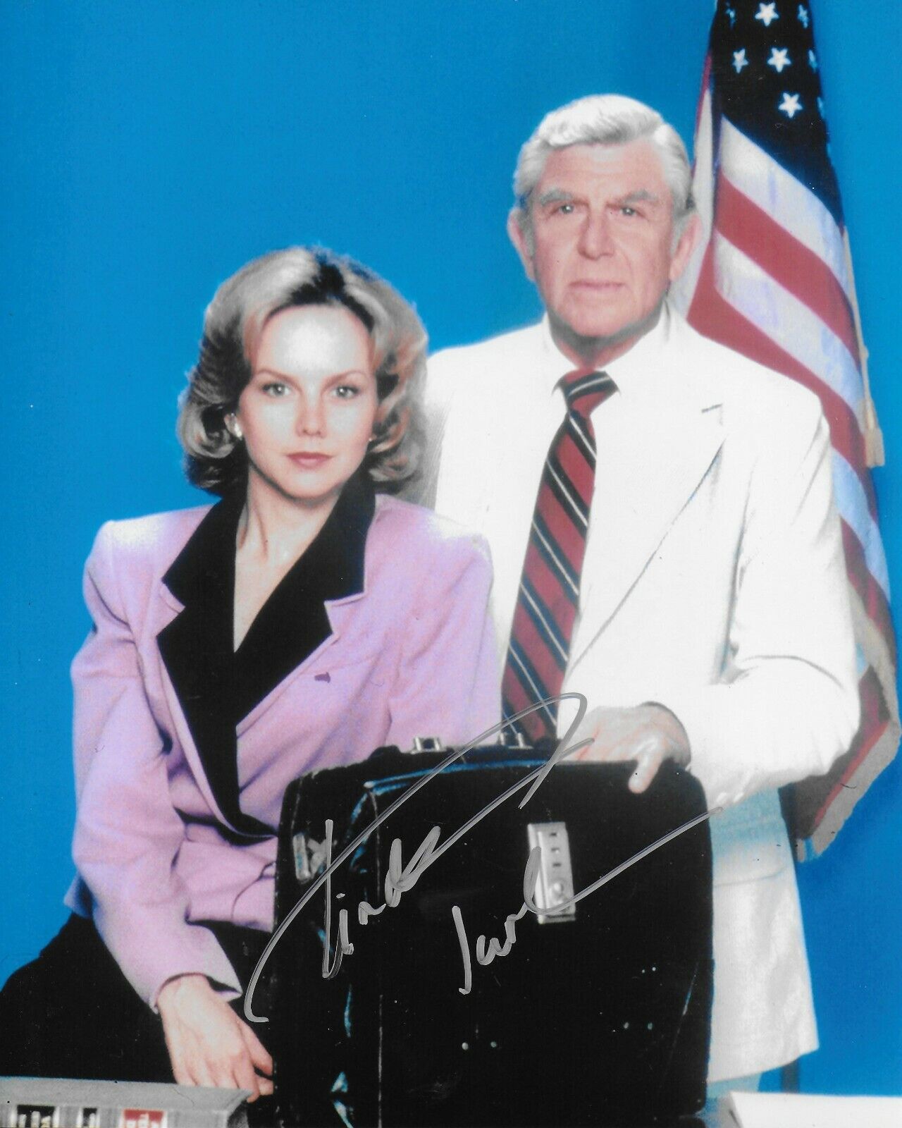 Linda Purl Matlock Original Autographed 8x10 Photo Poster painting