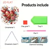 Valentine Day 2D Flat DIY Diamond Art Pendant Diamond Painting Craft Set (Roses)