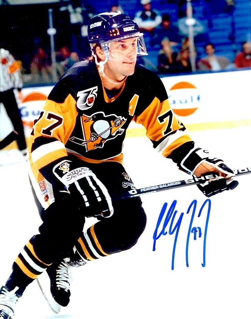 Signed 8x10 PAUL COFFEY Pittsburgh Penguins Photo Poster painting - COA