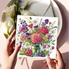 6Pcs Bouquet Diamond Painting Greeting Card Diamond Handmade Card for Friends