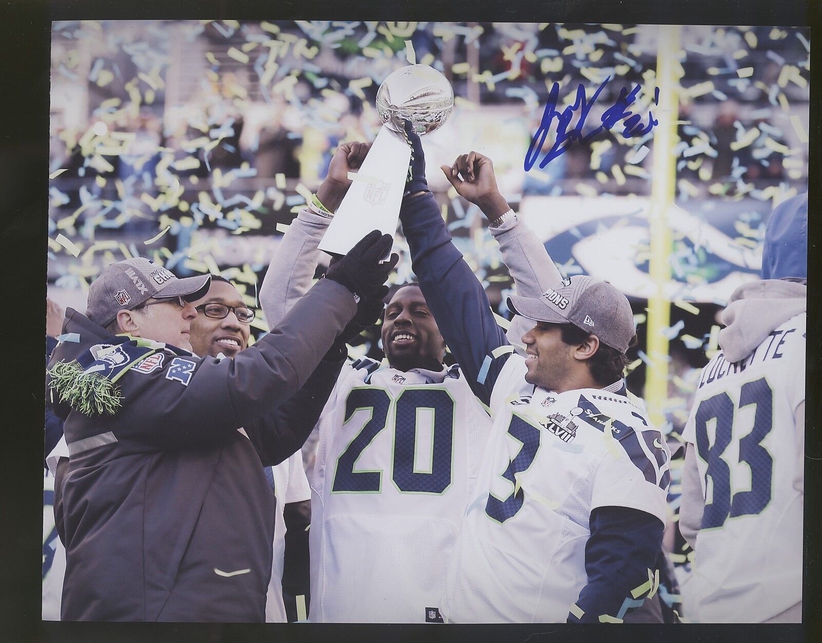 Jeremy Lane 8x10 Photo Poster painting Autographed Signed AUTO Seahawks SB Champion SPH 0341