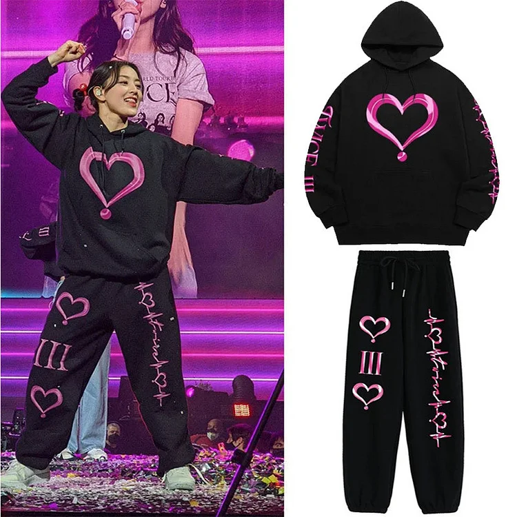 TWICE 4TH World Tour Concert Hoodie Suit