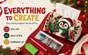 Xmas Penguin DIY Pearl Diamond Painting PU Cover Tissue Holder Kit Pearl Art Painting Decoration for Home & Gifts