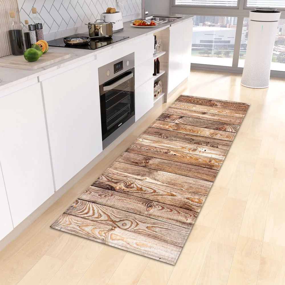 Modern Kitchen Floor Mat Home Entrance Doormat Bedroom Living Room Children Decoration Carpet Hallway Balcony Bath Anti-Slip Rug