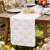 Easter Table Runner Seasonal Autumn Kitchen Dining Table Runner for Dining Room