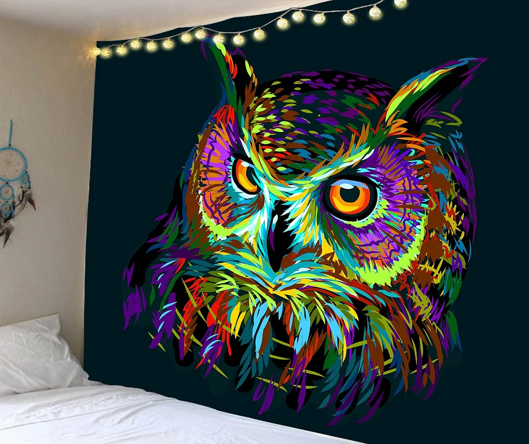 Wall Hanging Tapestry Livingroom Wall Cloth Lion King Wolf Background Cloth Tiger Wall Tapestry Aesthetic Animal Hanging Blanket