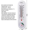 Wall Thermometer Indoor Outdoor Mount Garden Greenhouse Home Humidity Meter