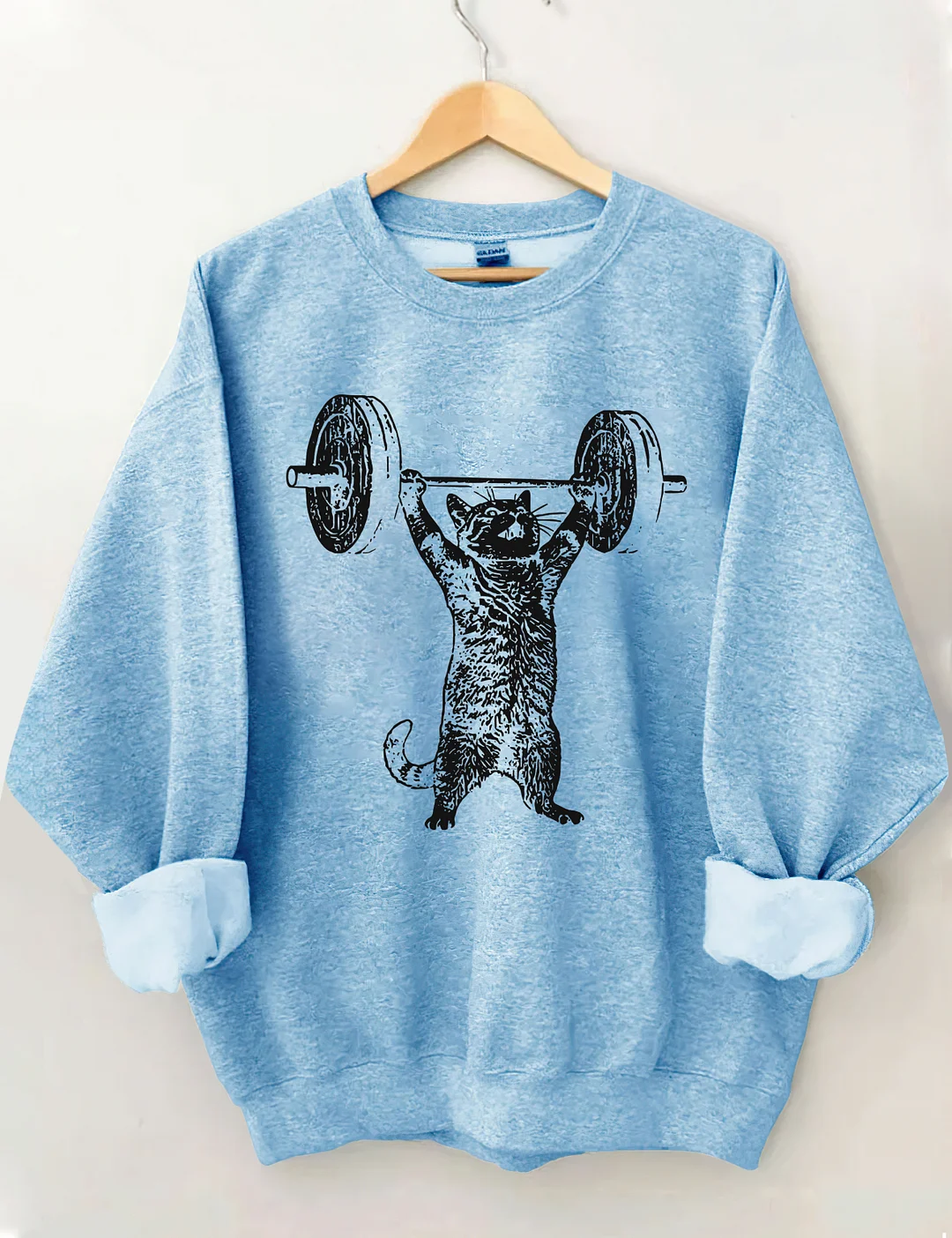 Funny Cat Gym Sweatshirt