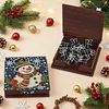 Kit de peinture en diamant DIY : bo&icirc;te &agrave; notes en bois pour papier de rangement Strass en perles