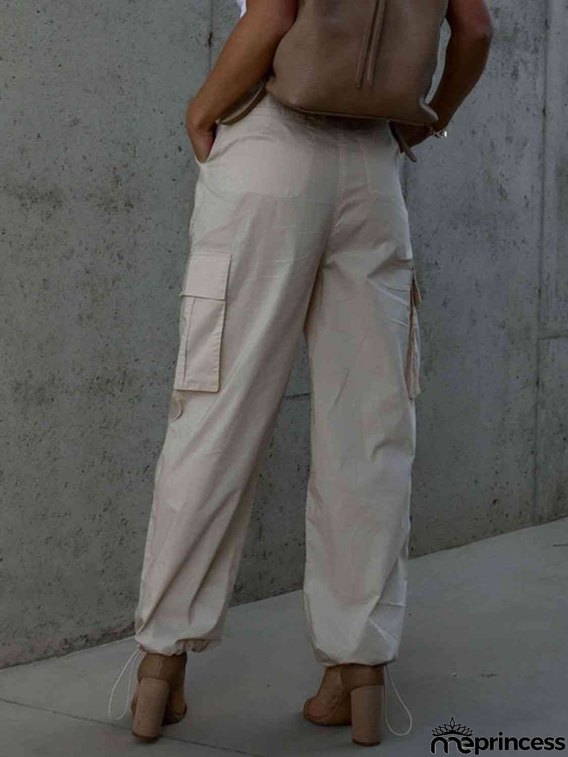 Drawstring Pants with Pockets