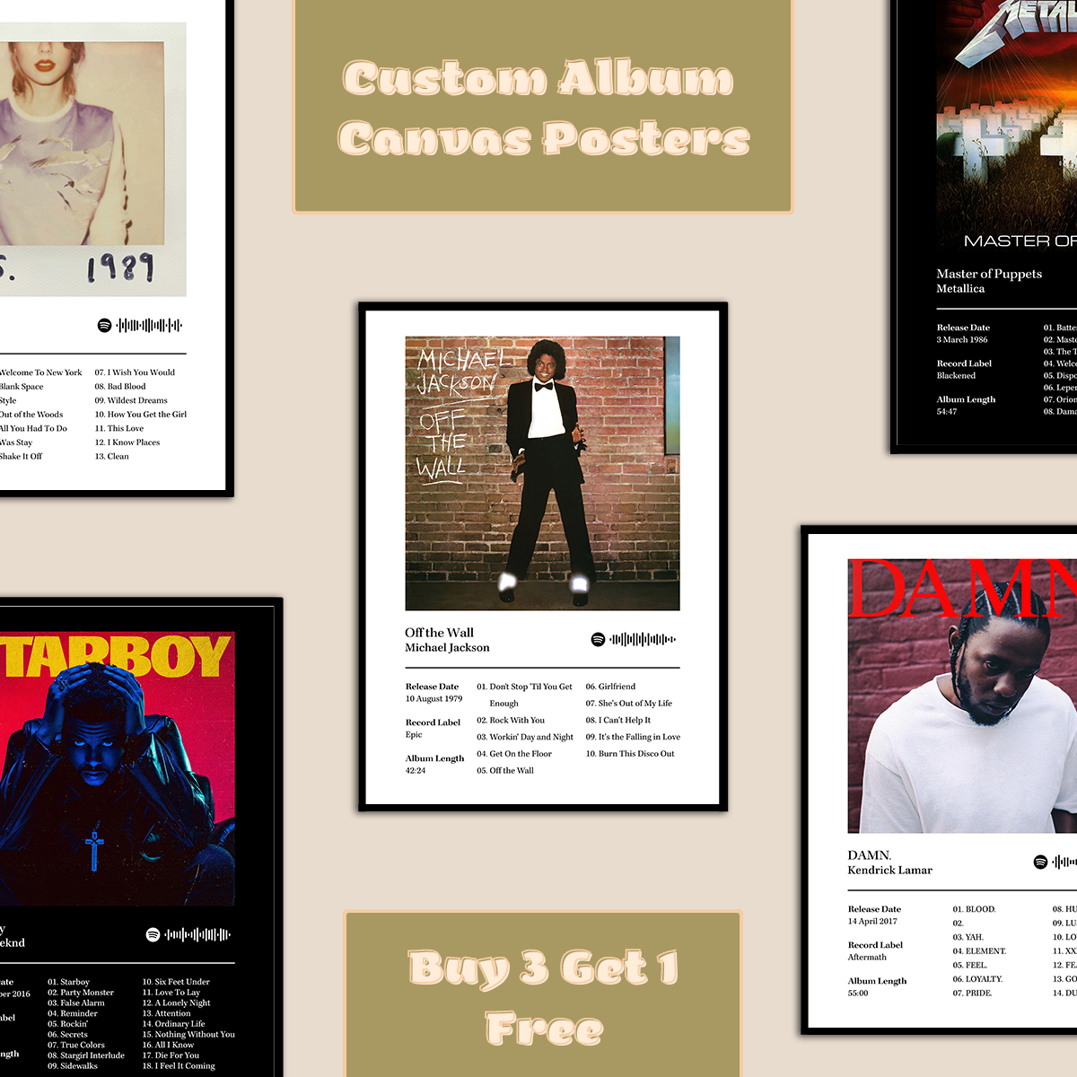 Create your own album poster! – Poster Crew
