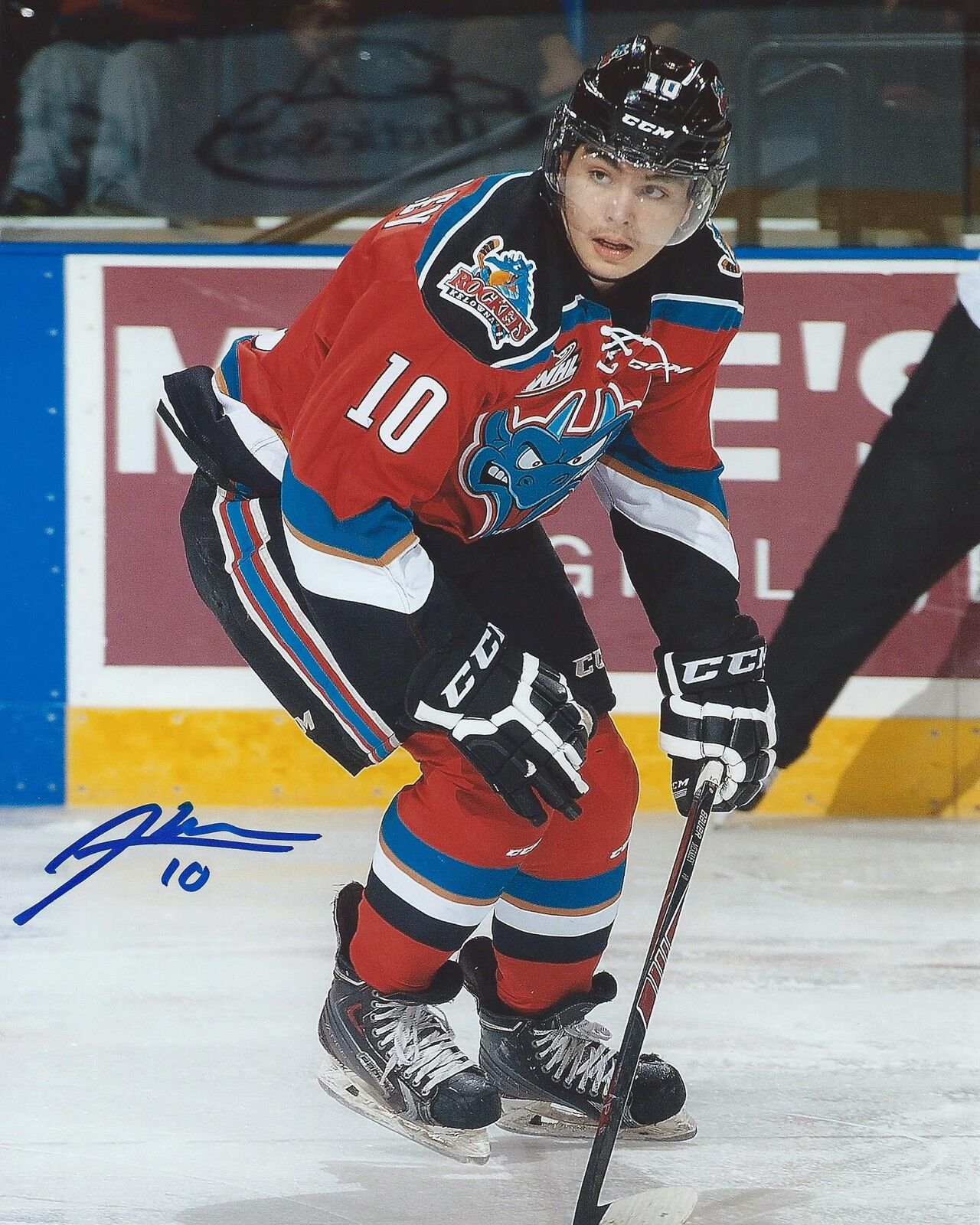 Nick Merkley Signed 8×10 Photo Poster painting Kelowna Rockets Autographed COA