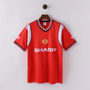 1985 Retro Manchester United Home Football Shirt 1:1 Thai Quality