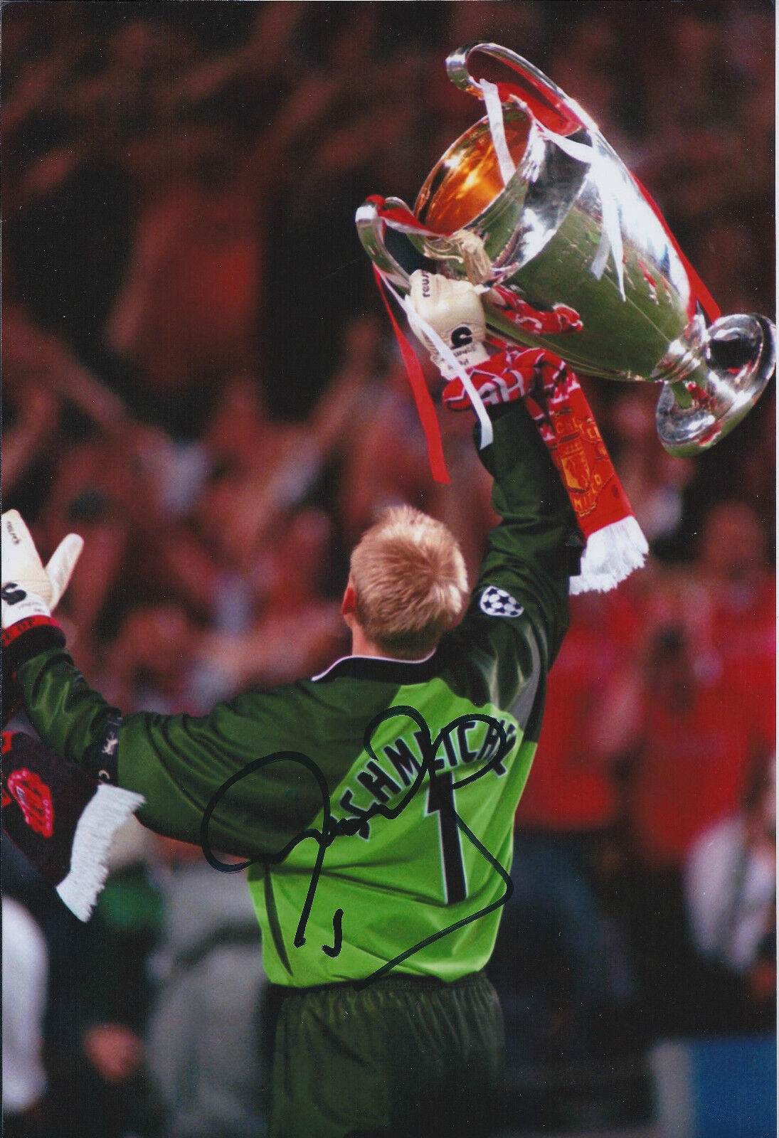 Peter SCHMEICHEL SIGNED Autograph Manchester United Goalkeeper Photo Poster painting AFTAL COA