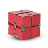 Stress Relief Toy Premium Metal Infinity Cube Portable Decompresses Relax Toys for Children Adults
