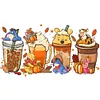 Winnie Puuh Getränke - runder Bohrer Diamond Painting - 70*40cm (große Größe)