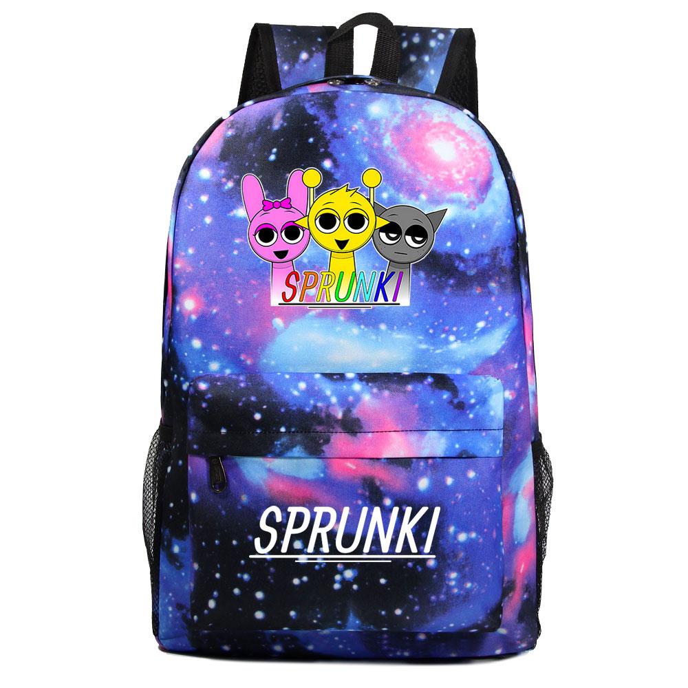 Mayoulove Sprunki Backpack Lightweight Design with Multiple Pockets for School Use-Mayoulove