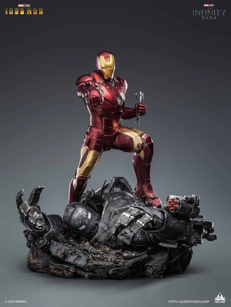QUEEN STUDIO - Iron Man Mark 3 1/4 Licensed Collectibles Statue | Marvel The Infinity Saga