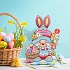 Diamond Painting Acrylic Easter Eggs Rabbit Desktop Ornaments Kit