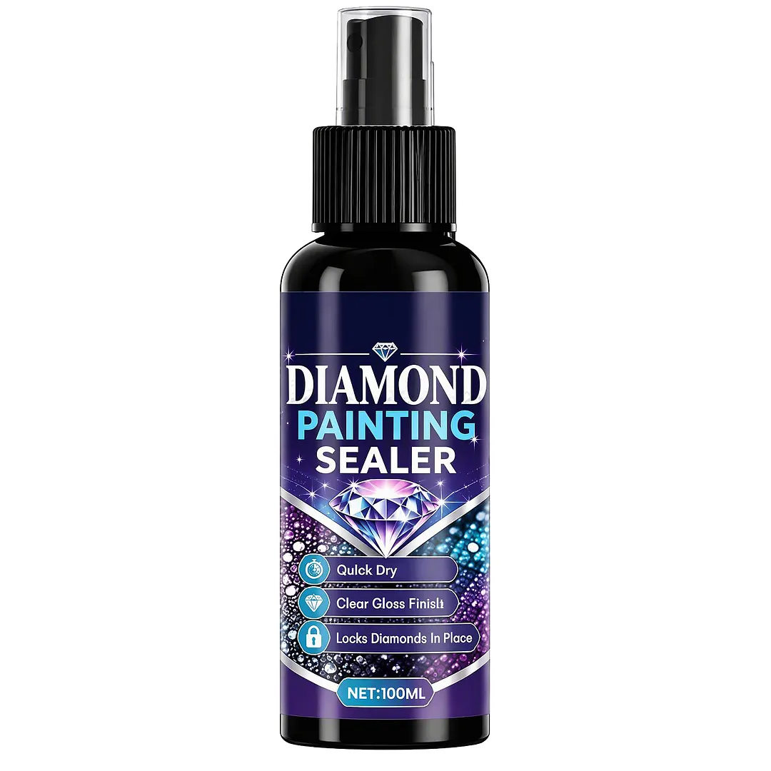 Diamond Painting Sealer Spray Quick Dry Clear Gloss Finish for Diamond Art
