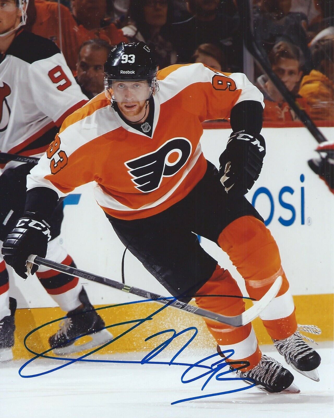 Jakub Voracek Signed 8x10 Photo Poster painting Philadelphia Flyers Autographed COA C