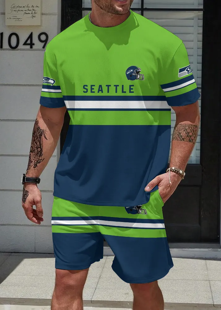 Seattle Seahawks Limited Edition Top And Shorts Two-Piece Suits