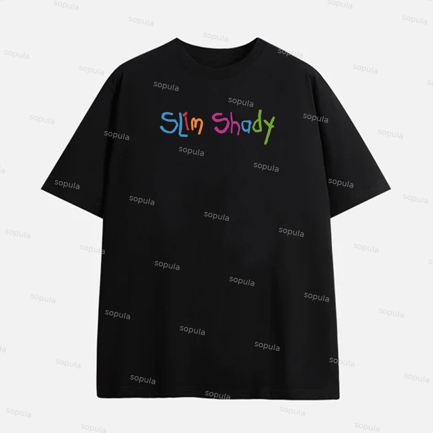 Sopula Street Casual Slim Shady Graphic Cotton T-Shirt - SOPULA