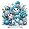 Diamond Painting Christmas Snowman Table Top Ornament Kits for Home Office